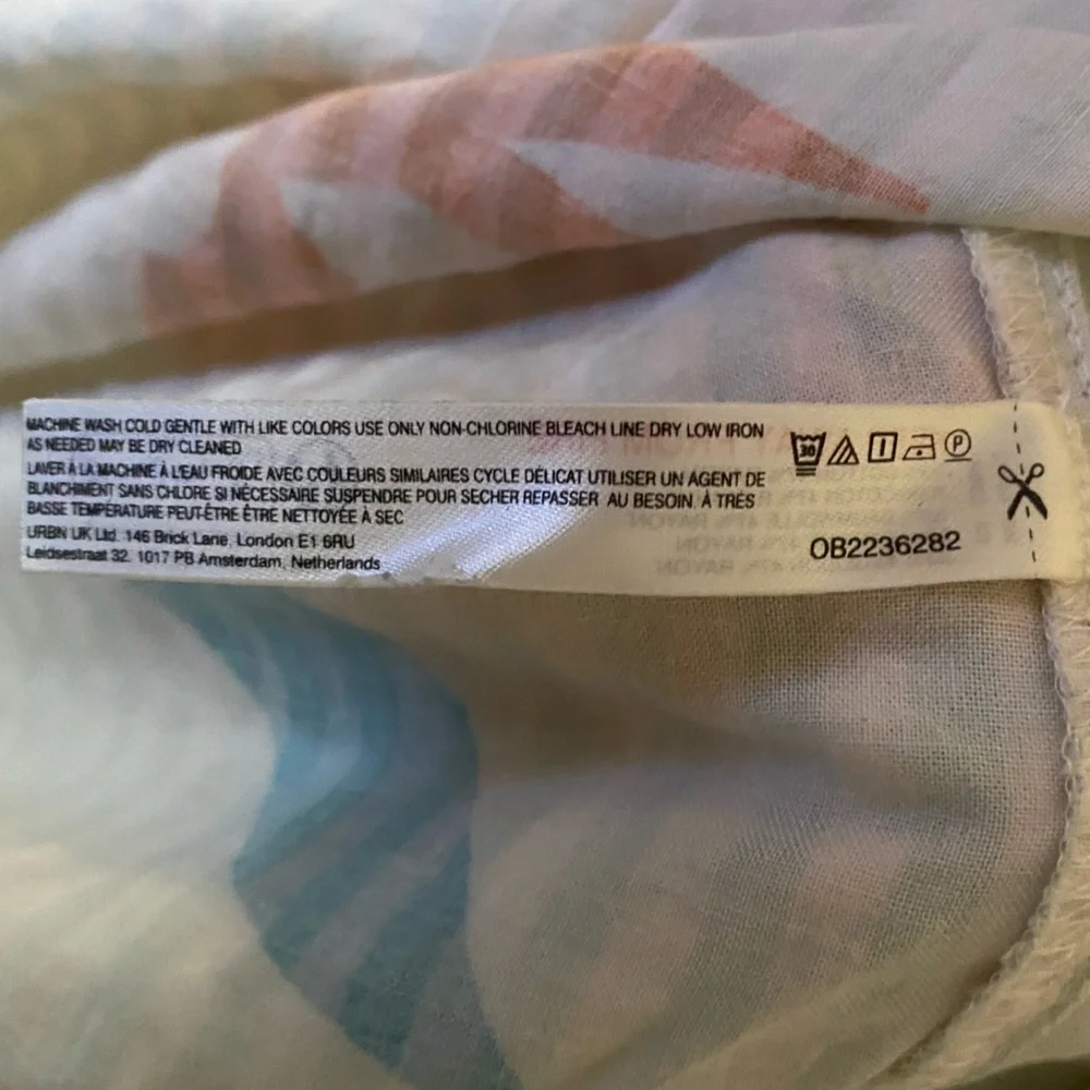 Anthropologie | Celandine | Carolita Printed Tiered Shirt Dress | Green | XSP - Picture 13 of 15